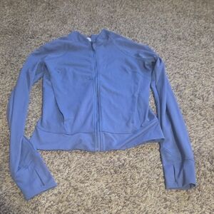 Blue Zip-Up Jacket